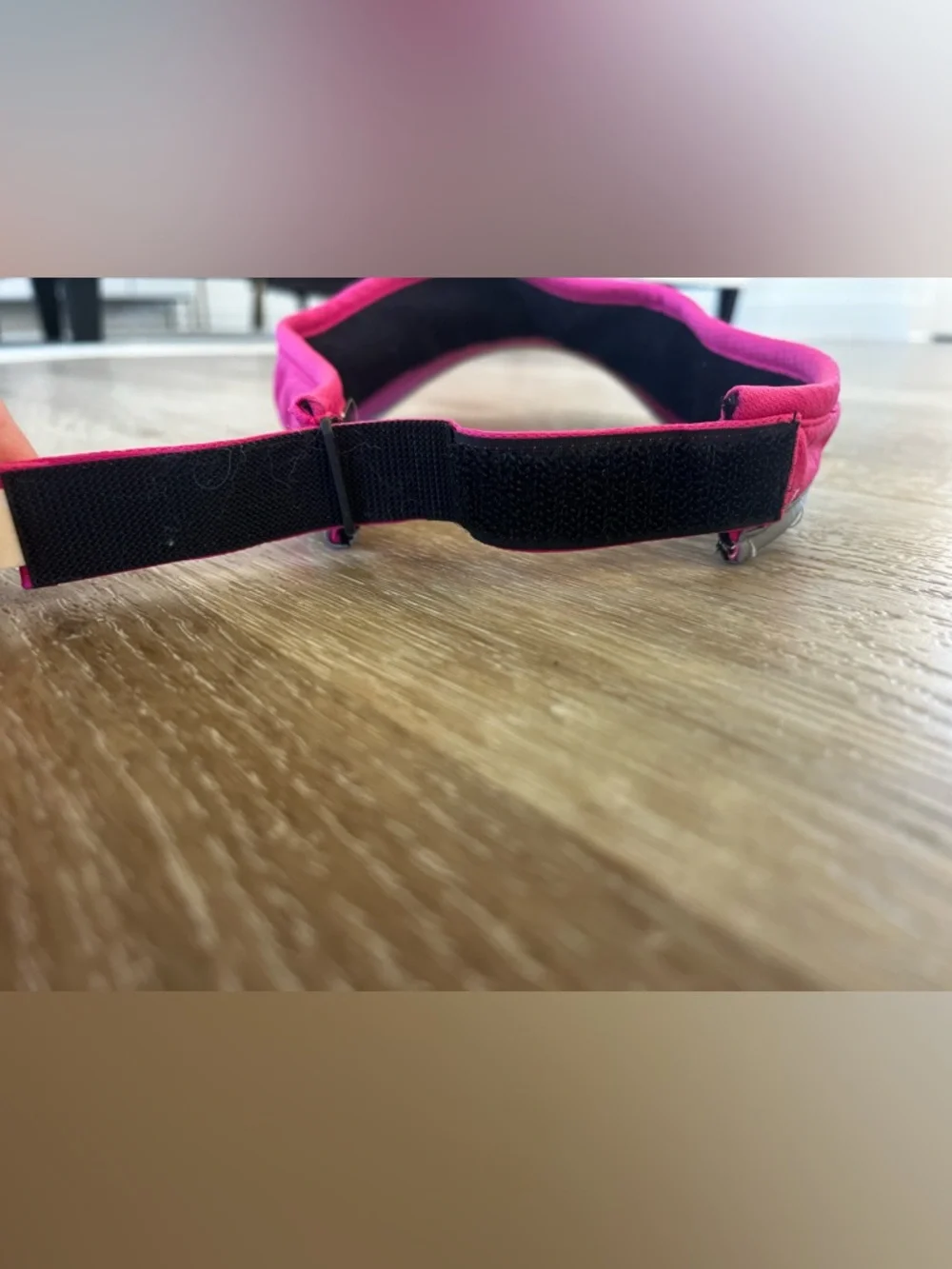 The North Face Kids Hot Pink Visor with Reflective Trim